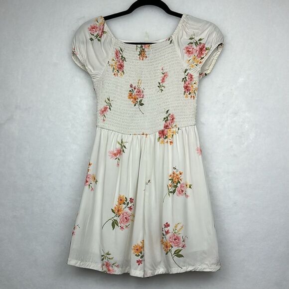 Girls Old Navy white Floral Romper Sz XLarge (14-16) - Picture 5 of 8